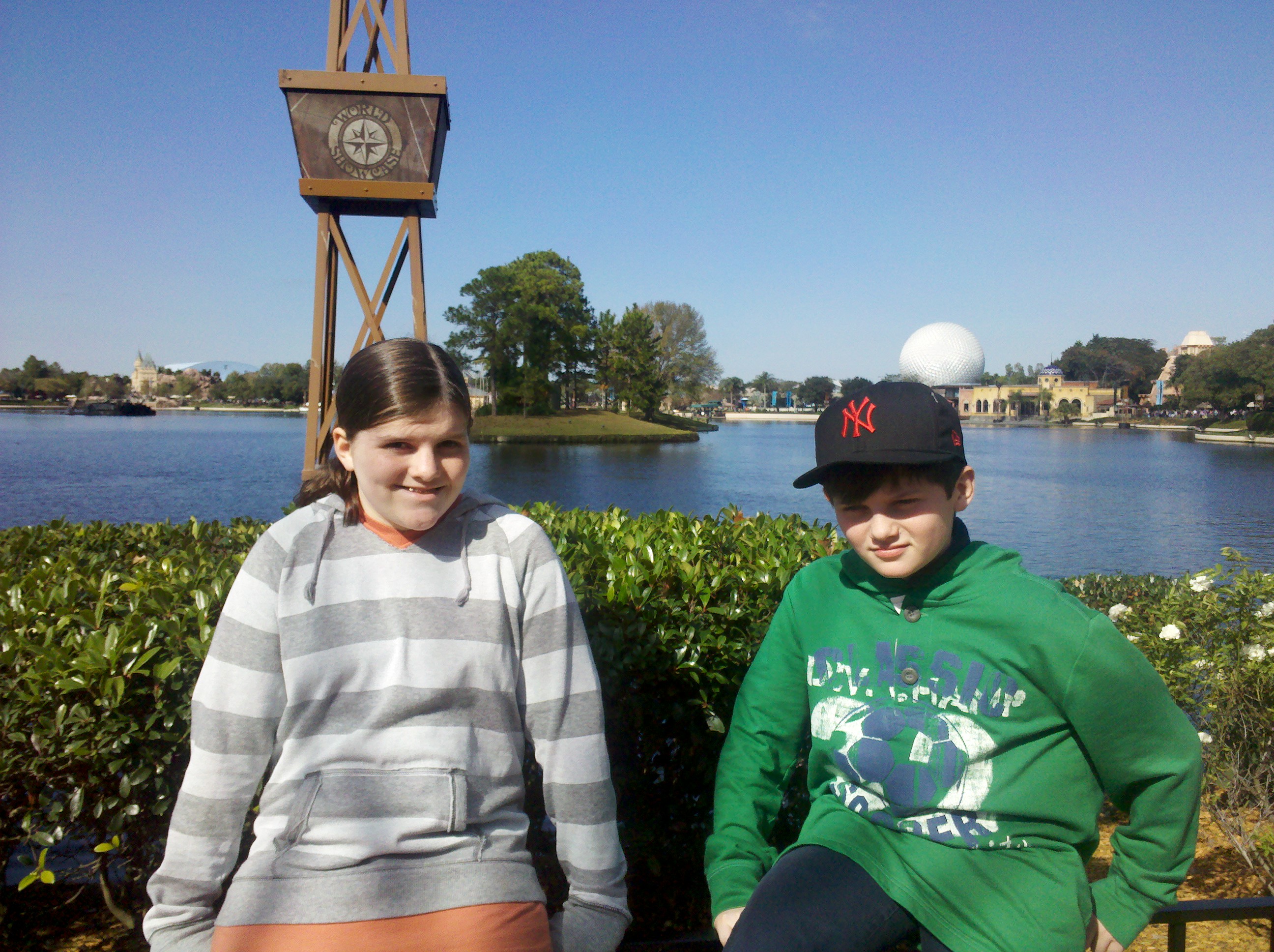 Pic of Sara and Iain at Disney